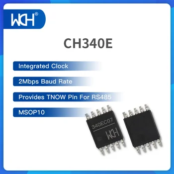 20Pcs/Lot USB to UART שבב CH340 משולב שעון 2Mbps קצב שידור מספק TNOW ה-pin עבור RS485 SOP-16 MSOP-10 SOP-8