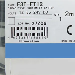 E3T-FT12 הפוטואלקטרי מתג חיישן 2M