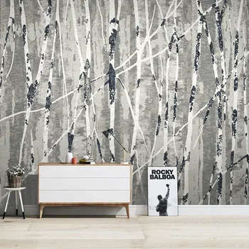 תמונה מותאמת אישית טפט רטרו נוסטלגי 3D מופשט היער ענפים ציור קיר בסלון טלוויזיה, ספת שינה עיצוב הבית המסמכים דה Parede